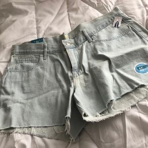 Denim shorts